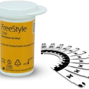 Abbott FreeStyle Optium Blood Glucose Test Strips 100 Pack - Image 5