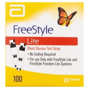Abbott FreeStyle Optium Blood Glucose Test Strips 100 Pack - Image 7