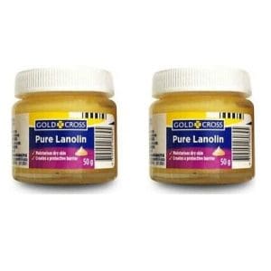 2* Gold Cross Pure Lanolin - Dry Skin Care Hand Lotion Barrier 50G - Image 3