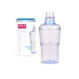 Able Asthma Collapsible Spacer Anti - Bacterial, Anti - Static And Bpa Free