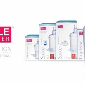 Able Asthma Collapsible Spacer Anti - Bacterial, Anti - Static And Bpa Free - Image 3