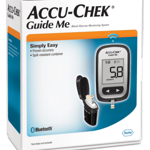 Accu - Chek Guide Me Meter + Fastclix Lancets Blood Glucose Monitoring System Pack