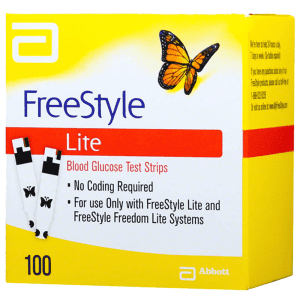 Abbott FreeStyle Optium Blood Glucose Test Strips 100 Pack - Image 3