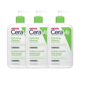 3* Cerave Hydrating Cleanser For Normal To Dry Skin Fragrance Free 473ml