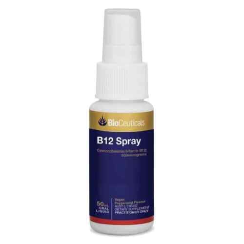 BioCeuticals B12 Spray 50mL Oral Liquid Healthy Blood & Energy Production Vegan Main Image