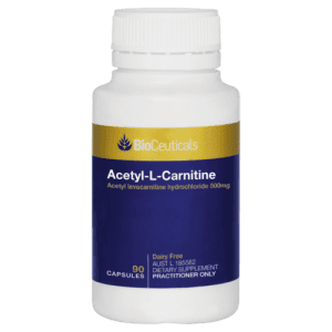 Bioceuticals Acetyl - L - Carnitine 90 Capsules Energy Levels Physical Endurance Alc