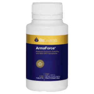 Bioceuticals Armaforce 120 Tablets Immunity Booster Colds Flus Relief Vegan