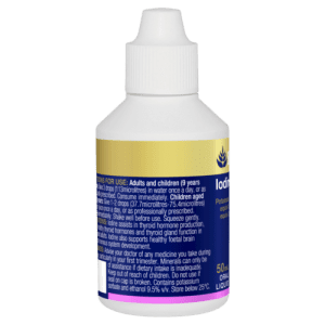 Bioceuticals Iodine Drops 50ml Oral Liquid Healthy Thyroid Gland Function Vegan - Image 3