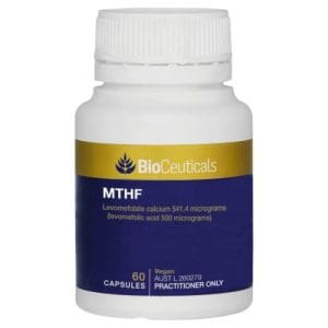 Bioceuticals Mthf 60 Capsules Bioactive Folate Fatigue Healthy Immunity Vegan