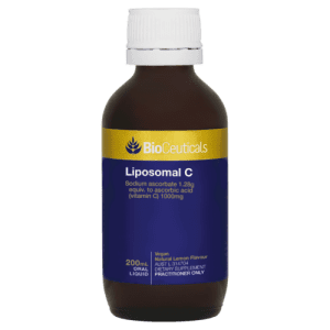 Bioceuticals Liposomal C 200ml Oral Liquid Lemon Flavour Vitamin C 1000mg Vegan