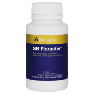 Bioceuticals Sb Floractiv 120 Capsules Travellers Diarrhoea Td Relief Vegan
