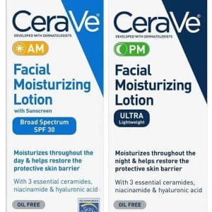 2* Cerave - Facial Moisturizing Lotion Am + Pm - Both 89ml