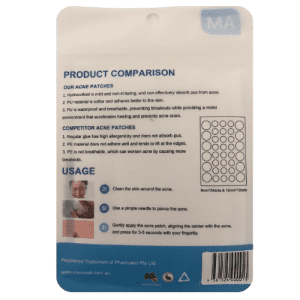 3* COSMOLAB Hydrocolloid Acne Patch Am For Day Time Use Value Pack 72 Patches=216 - Image 3