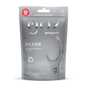 Go2 Dentagenie Silver Antibacterial Flosspyx Minty 36 Pack