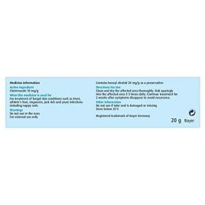 Canesten Clotrimazole Anti - Fungal Cream 20G - Image 4