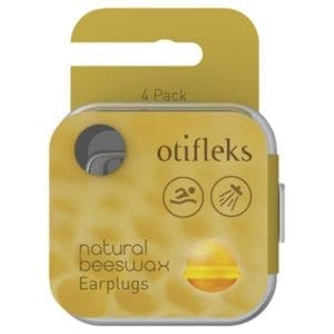 Otifleks Natural Beeswax Earplug Pair Yellow 4 Count Pack Of 4
