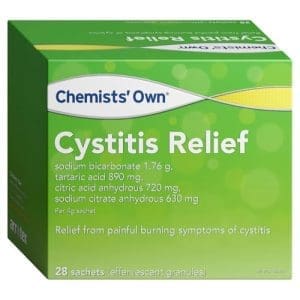 Chemists' Own Cystitis Relief 28S Generic Of Ural