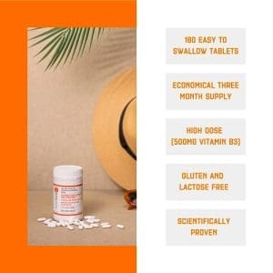 SolarcareB3 High Dose Vitamin B3 Niacinamide Tablets 500mg - Image 3