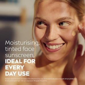 Nivea Sun Uv Face Bb Cream SPF 50 50ml Tinted Face Sunscreen Daily Face SPF Fast Absorbing Lightweight Formula Broad Spectrum Uva Uvb Protection - Image 3