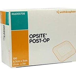 Smith And Nephew New Opsite Dressing 6 4cm X 5 1cm 66000708