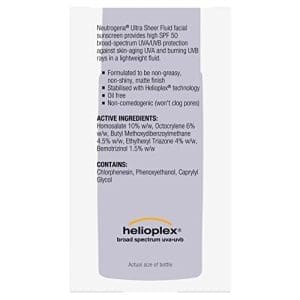 Neutrogena Ultra Sheer Face Fluid SPF50 40ml - Image 5