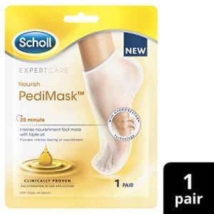 Scholl Expert Care Nourish Triple Oil Blend Pedi Mask Moisturizing Foot Treatment With Essential Oils Pack Of 1 - Image 3