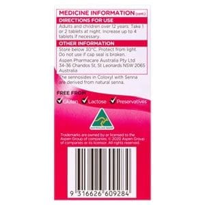 Coloxyl With Senna 200 Tablets - Image 4