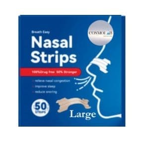 COSMOLAB Nasal Strips 50Pcs Large Tan