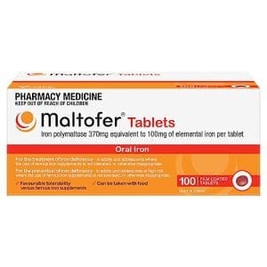 Maltofer Iron 100mg 100 Tablets - Image 3