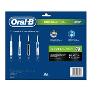Oral - B Crossaction Brush Head Refill 8 Pack - Black - Image 3