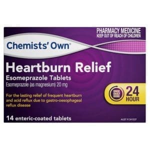 Chemists' Own Heartburn Relief Esomeprazole 20mg 14 Tablets - Image 3
