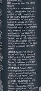 Regrow Hair Clinics Shampoo For Men Cleanse Repair 300ml - Image 3