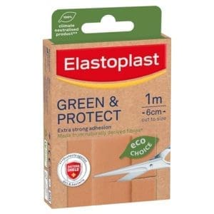 Elastoplast Dressing Green And Protect Extra Strong Adhesion Dressing 1 M X 6 cm Size Beige - Image 3