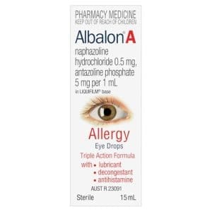 Albalon A Allergy Eye Drops 15ml - Image 3