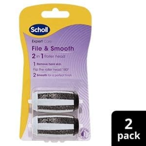 Scholl File And Smooth 2 - In - 1 Roller Head Refill Replacement Heads For Soft Smooth Feet - Image 4