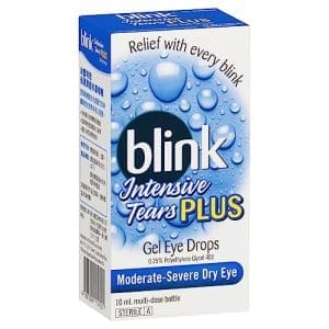 Blink Intensive Tears Plus Moderate - Severe Gel Eye Drops 10ml