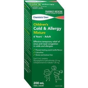 Chemists' Own Children S Cold Allergy Mixture 200ml