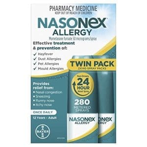Nasonex Allergy Nasal Spray Twin Pack 2 X 140 Metered Sprays - Image 3