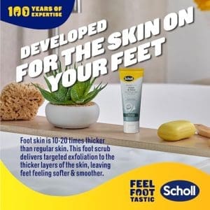 Scholl Expertcare Polish Glow Foot Scrub Infused With Volcanic Pumice Stone Scrub For Soft Radiant Feet 75ml - Image 8