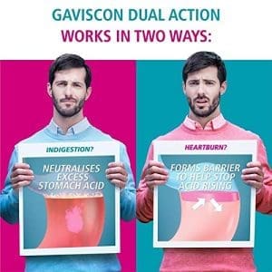 Gaviscon Chewable Tablets Peppermint Heartburn Indigestion Relief 48 Pack - Image 6
