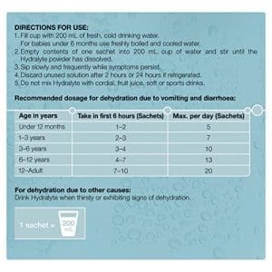 Hydralyte Electrolyte Powder Colourfree Lemonade Flavoured 10 Pack - Image 5