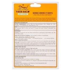 Tiger Balm White Ointment 18G Pack Of 3 - Image 4