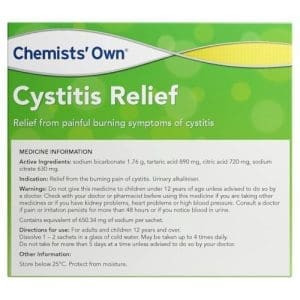 Chemists' Own Cystitis Relief 28S Generic Of Ural - Image 4
