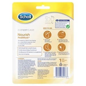 Scholl Expert Care Nourish Triple Oil Blend Pedi Mask Moisturizing Foot Treatment With Essential Oils Pack Of 1 - Image 4