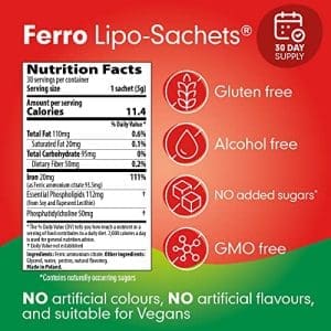 Lipo - Sachets Ferro Strawberry Flavour Sachets 5G 30 Pack - Image 7