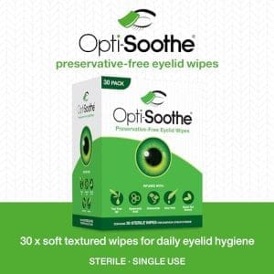 Opti - Soothe Preservative - Free Eyelid Wipes - Moist Towelette For Daily Eyelid Cleaning Preservative - Free Soothing Moisturising Natural Ingredients - Image 3