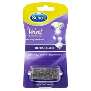 Scholl Velvet Smooth Wet And Dry Roller Heads Ultra Coarse