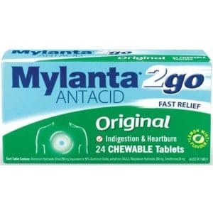 Mylanta 2Go Antacid Original 24 Tablets - Image 3