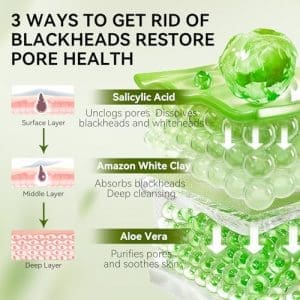 Lanbena Blackhead Remover Nose Plants Pore Strips Deep Cleansing Peel Off Mask - Image 7