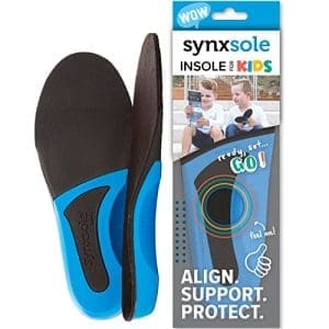 Synxsole Shoe Insoles For Kids As Seen On Shark Tank - Plantar Fasciitis Arch Support Shoe Inserts For Kids Gentle Support Stability - Small Size 9 - 11 - Image 3